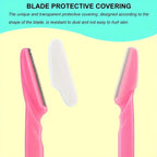 12/30/40/66PCS Brown Eyebrow Razor