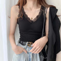 Sleeveless Lace Tank Top