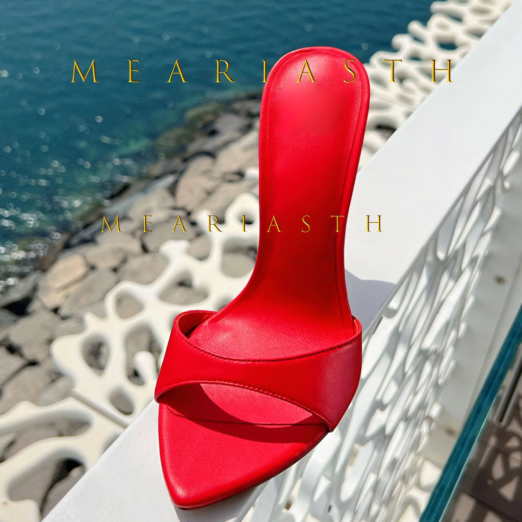 Peep Toe Mules