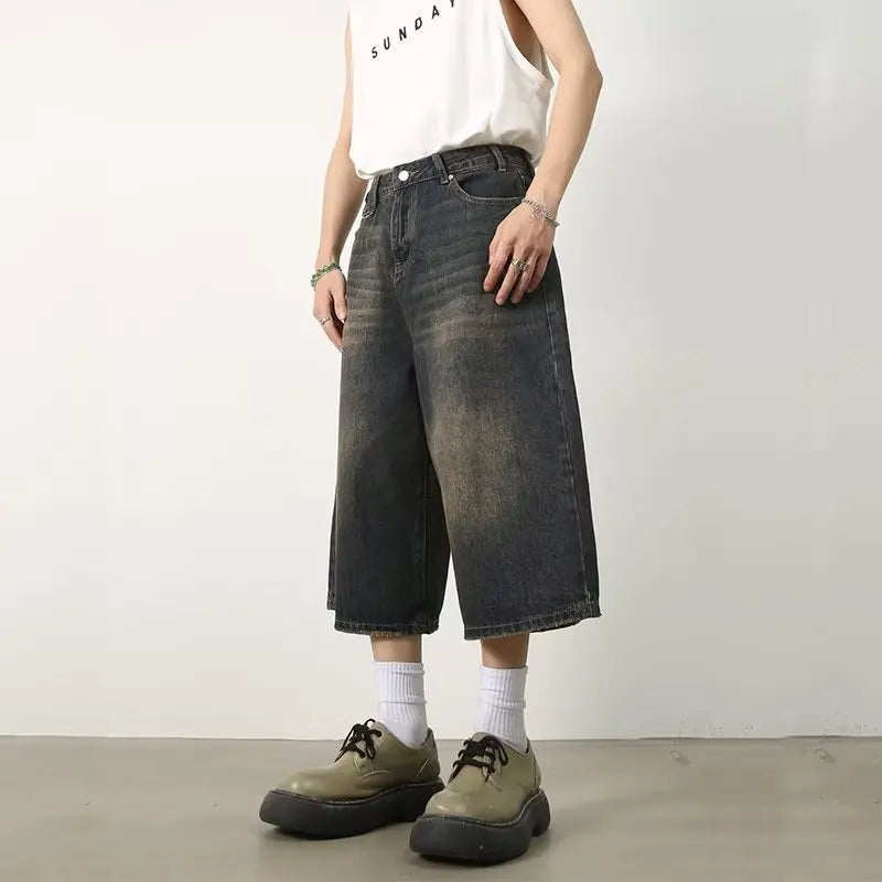 Baggy Denim Shorts