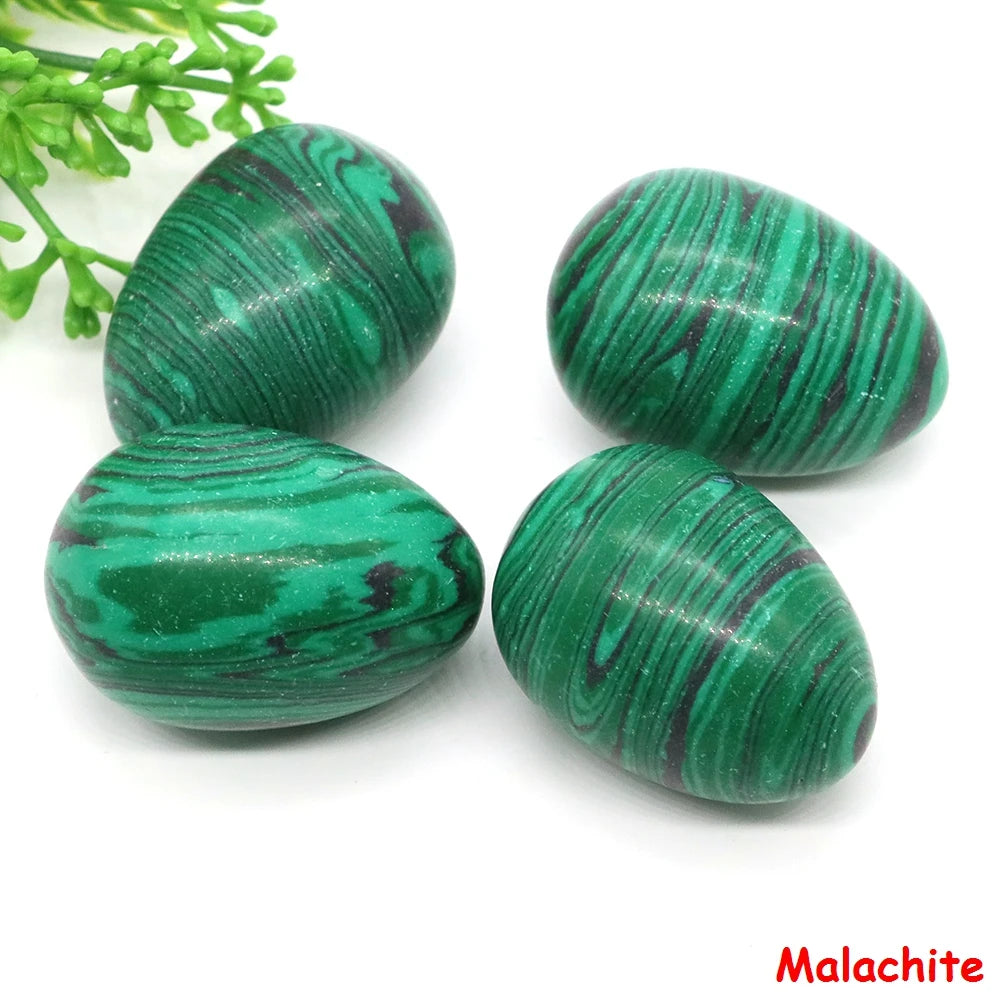22x30mm Egg Crafts Natural Stone Healing Crystal