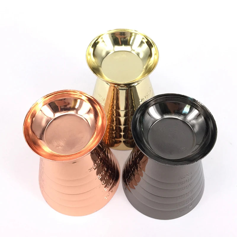 75ml Plated Stainless Steel Measuring Cup