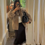 Suede Bomber Jacket