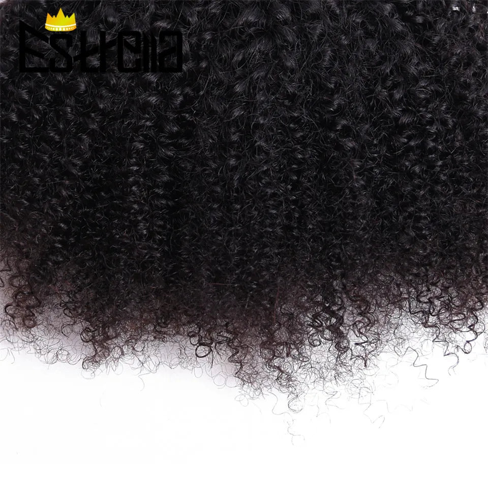 Afro Kinky Curly Short Bundle Human Hair Deals Brazilian Remy Curly Hair Bundles