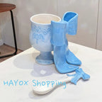 Big Bow Shaped High Footed Cup