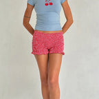 Microshorts con volantes con volantes
