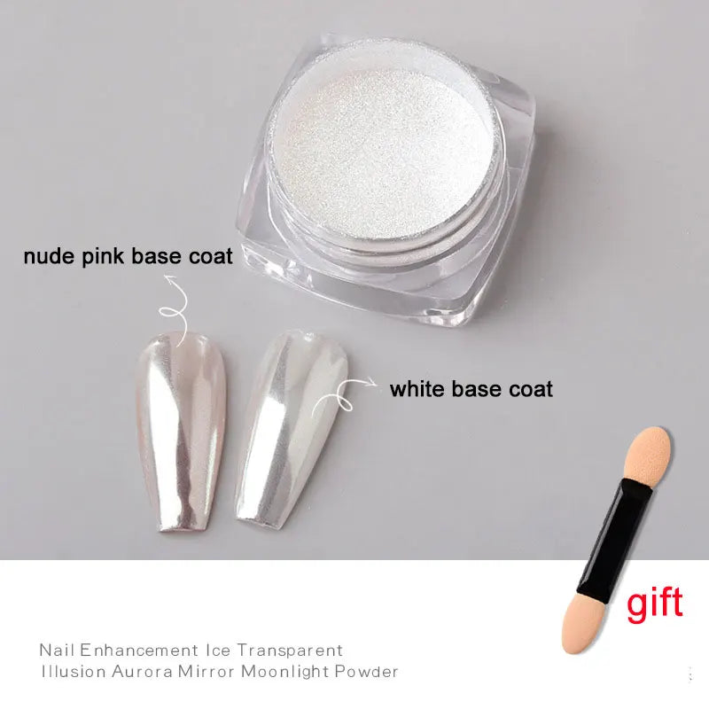 Plating Aurora Chrome Nail Powder