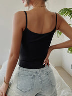 Tops cortos de mujer primavera y verano corsé coreano tirantes chaleco sexy camisola delgada Y2K corsé tops casual camiseta básica