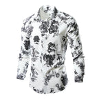 Flower Pattern 3D Print Shirt