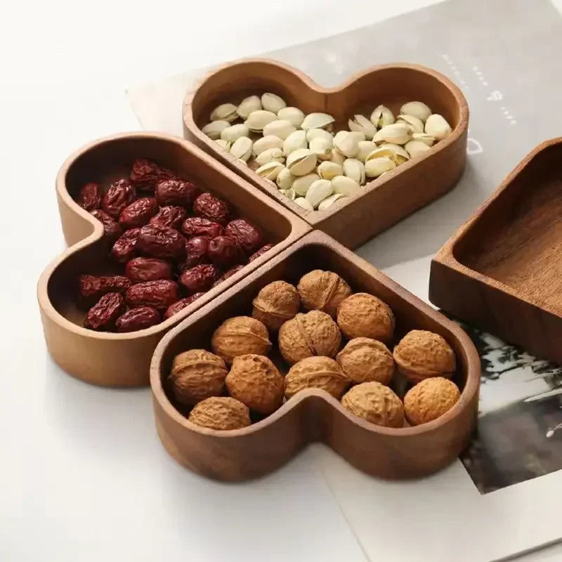 Solid Wood Heart Tray