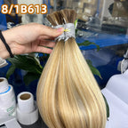 100% Human Hair for Women Straight Keratin Flat Tip Capsule High Quality Flat Tip Hair Extension Human Hair Natural 613# Ombre