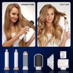 7-in-1 Multi-Function Hair Dryer Brushless High-Speed Hair Dryer with Diffuser Heat Styling Comb & Curling Attachment