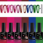 6pcs 8ml Cat Eye Gel Nail Polish Set