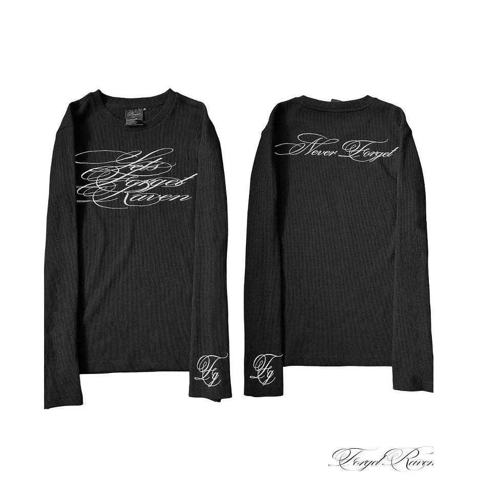 Vintage Casual Long-sleeved Tee