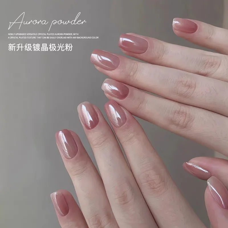 Plating Aurora Chrome Nail Powder