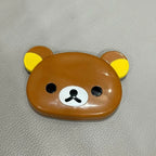 Portable Foldable Cartoon Bear Small Mirror with Travel Comb