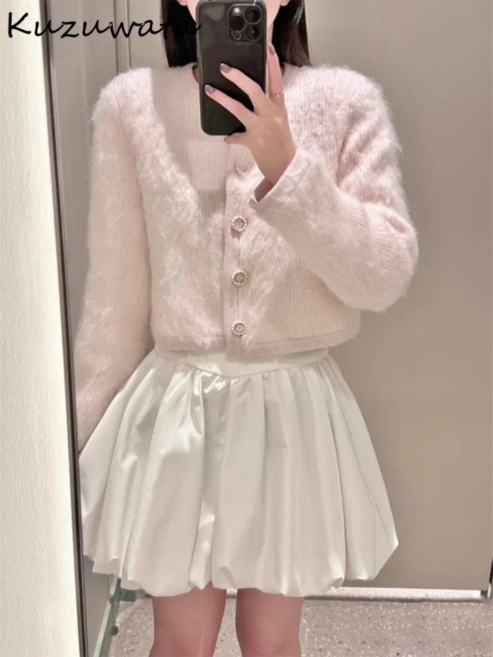 Solid A-Line Ball Gown Skirt