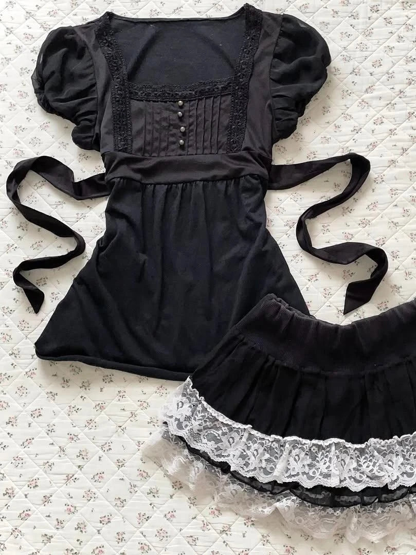 Gothic Y2K Harajuku Blouse