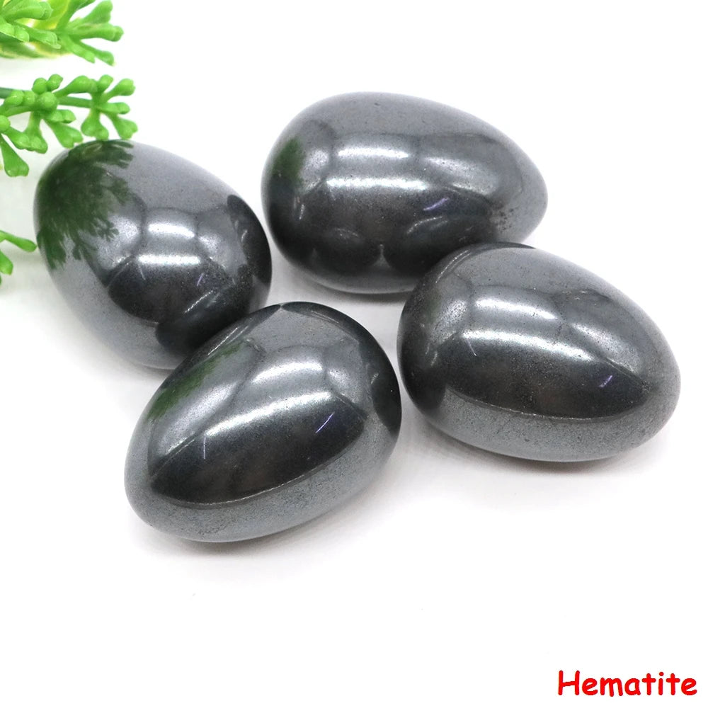 22x30mm Egg Crafts Natural Stone Healing Crystal