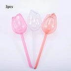 1/3/6/12pcs Automatic Plant Watering Tulip Shape Flower Plant Water Dripper