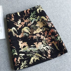 Embroidery A-Line Skirt