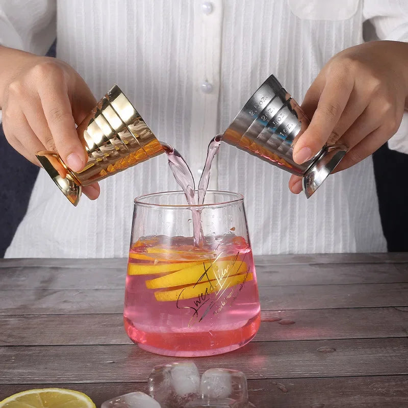 75ml Plated Stainless Steel Measuring Cup