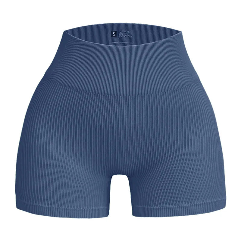Ribbed Knitted Shorts