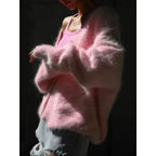 Imitation Mink Fur Versatile Cardigan