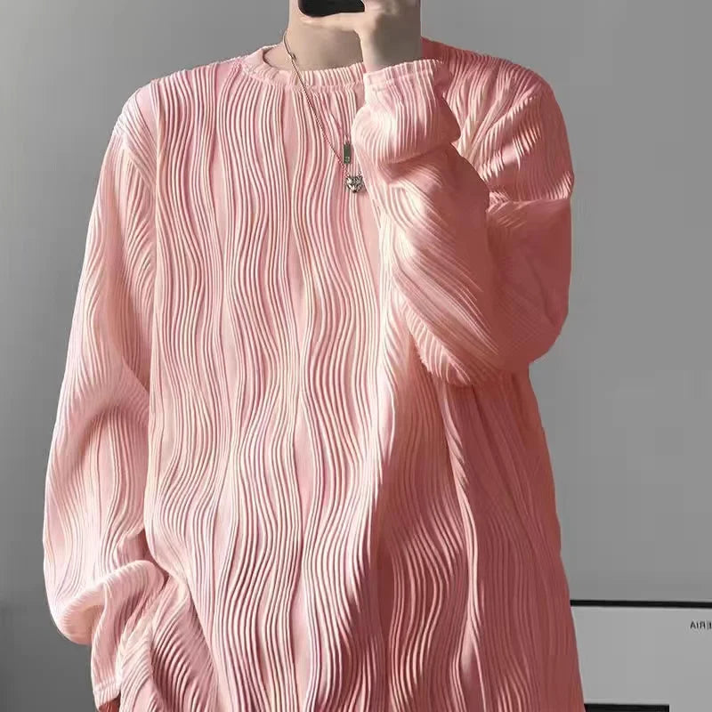 3D Folds Texture Tee