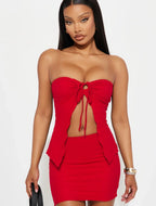 Tube Top & Skirt Set