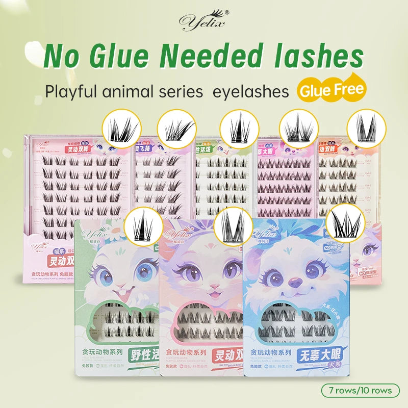DIY Clusters Eyelashes