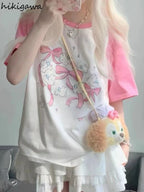 Bow Print Short Tee