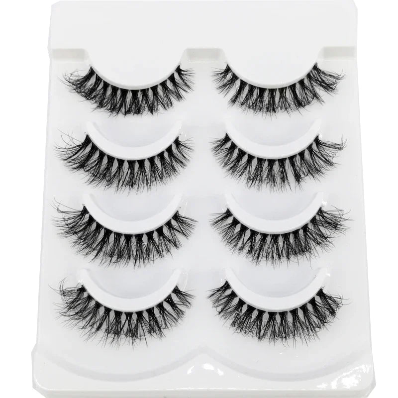 4 Pairs Mink Lashes