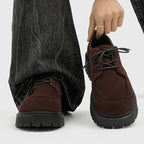 Thick-Soled Derby Work Boots