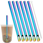 2/3/6pcs Pearl Milk Tea Drinking Straw Set