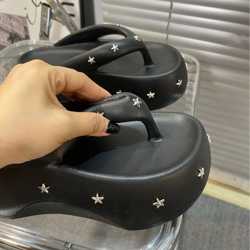 Wedge Platform Flip Flops