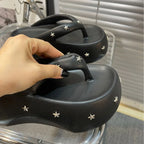 Wedge Platform Flip Flops