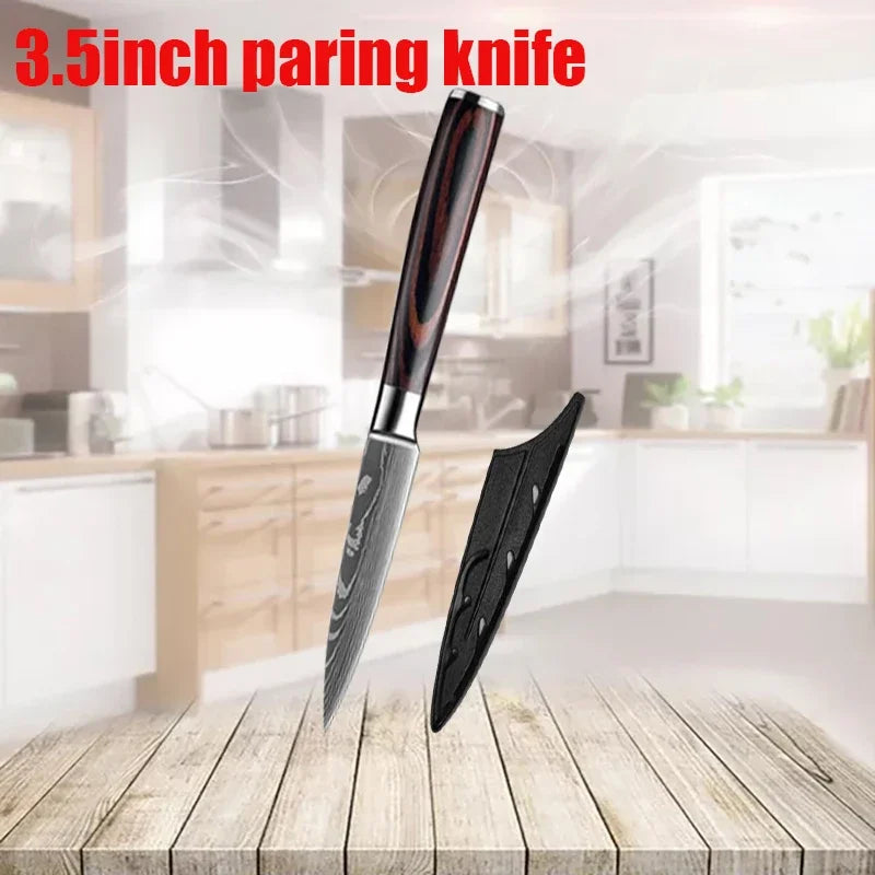 Santoku Cleaver Slicing Utility Chef Knife