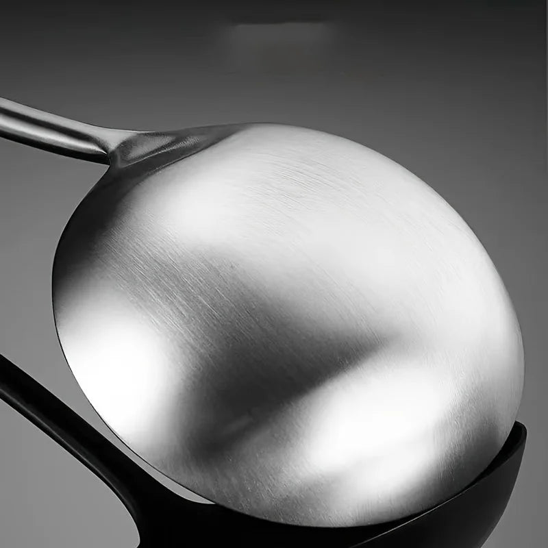 Stainless Steel Extended Spoon-Potula with Rosewood Handle