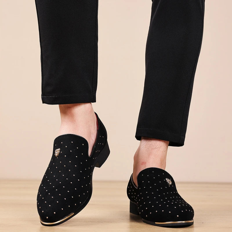 Suede Loafers