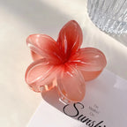 Gradient Flower Acrylic Hair Clip