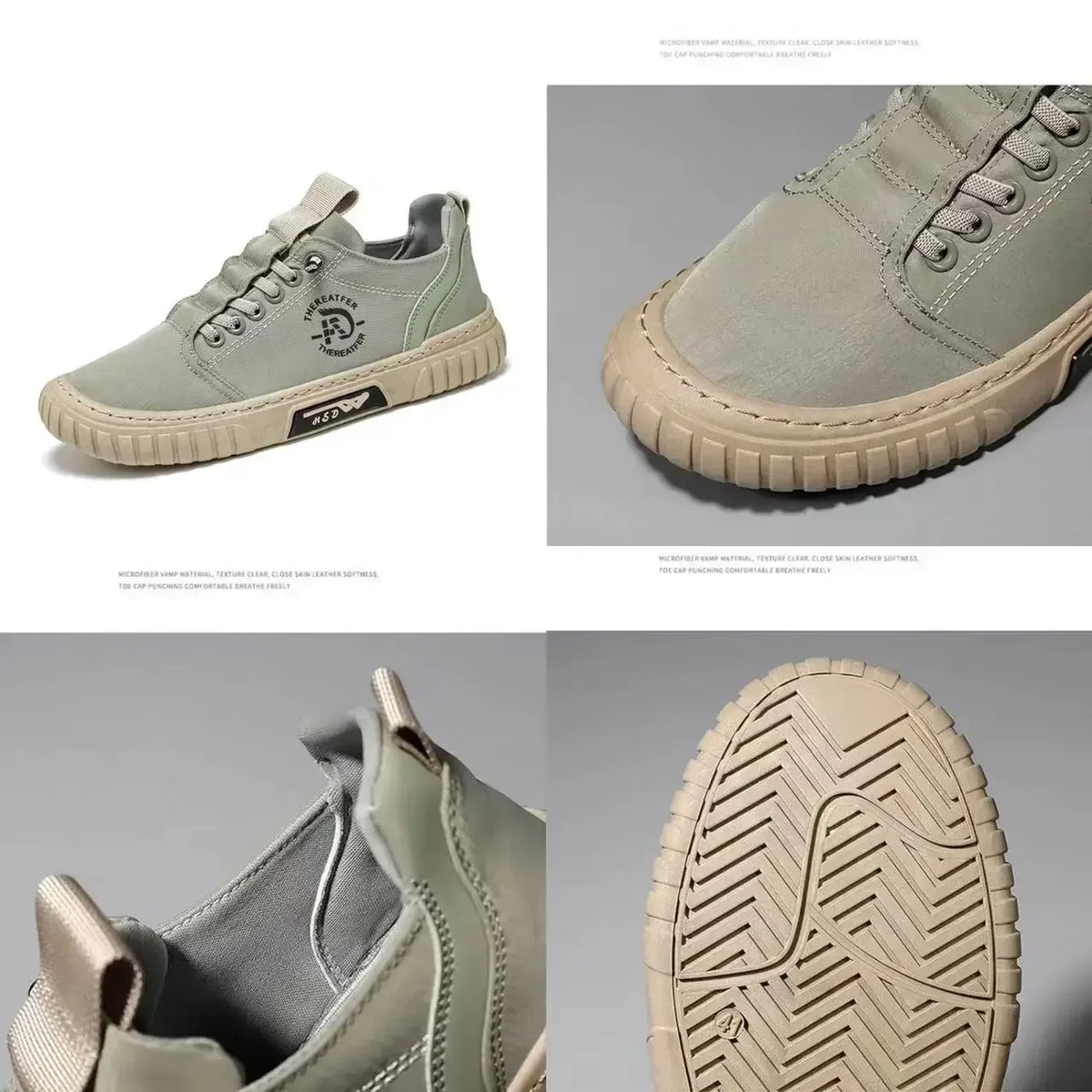 Casual Breathable Ice Silk Canvas Shoes