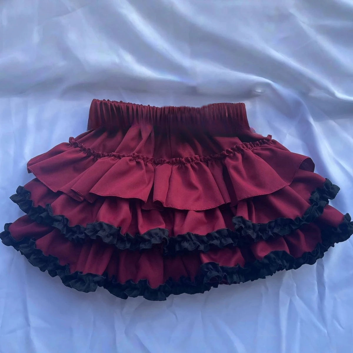 Layered Ruffle Tiered Mini Skirt