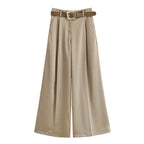 High Waist Wide Leg Pants
