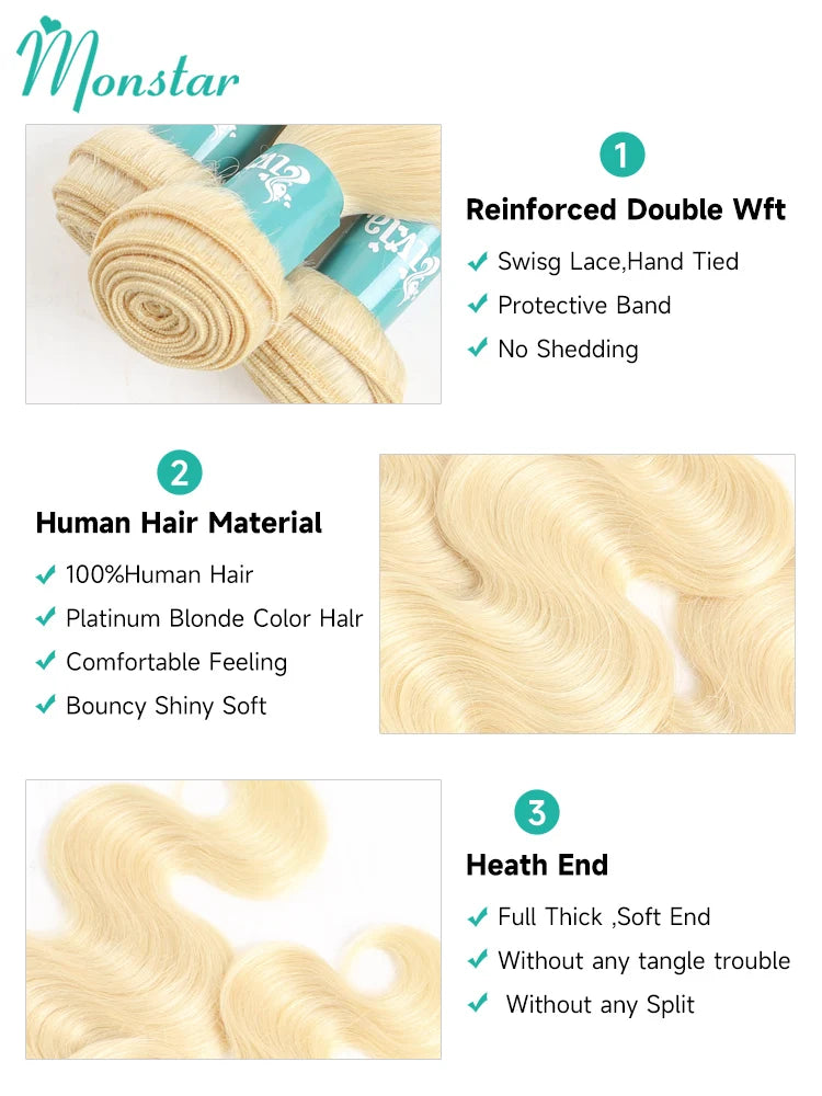 613 Blonde Hair Extensions