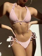 Pearl Strap Push Up Micro Bikini