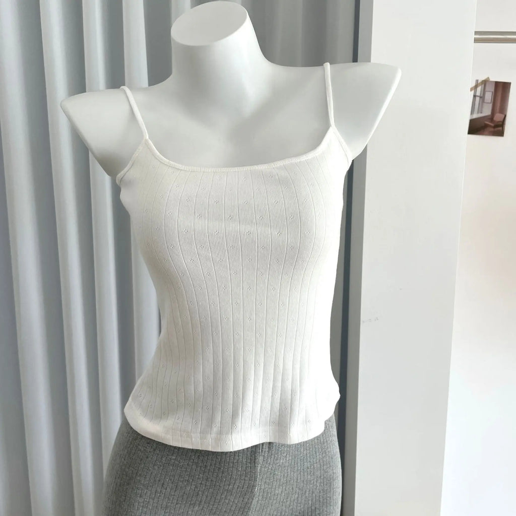 Lace Trim Tank Top