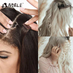 Synthetic Clip Hair Extensions 4Pcs/Set 24 Inch Long Straight Ombre 8 Clips In Hair Extensions For Women Hair Piece