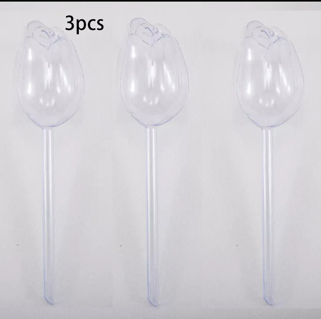 1/3/6/12pcs Automatic Plant Watering Tulip Shape Flower Plant Water Dripper