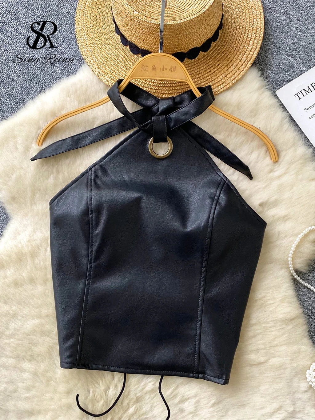 PU Leather Halter